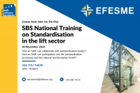 2nd SBS National Training on Standardisation in the lift sector